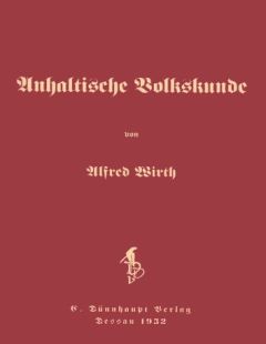 Anhaltische Volkskunde